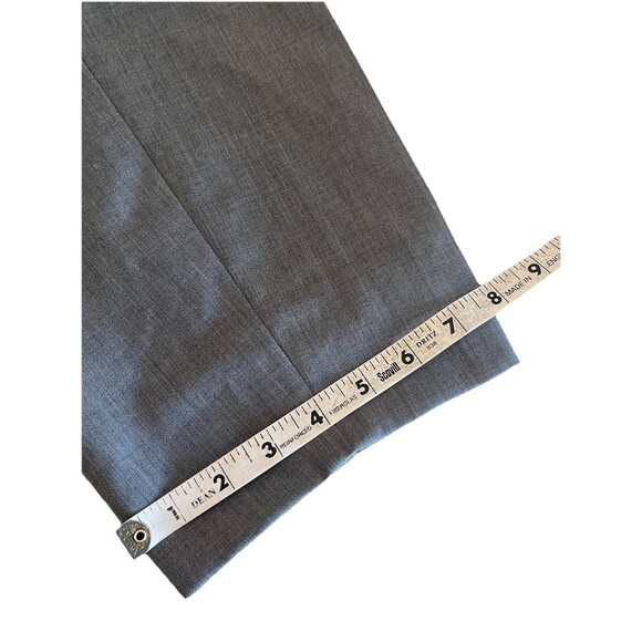 Prada Milano Virgin Wool Designer Dress Pants Men’s 34x26 Gray Cuffed Italian - Picture 12 of 13